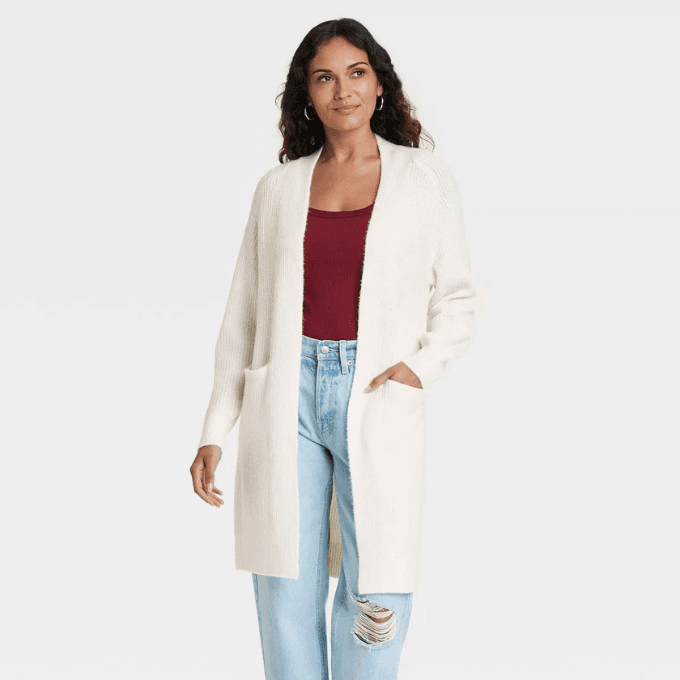 women's cozy knit cardigan