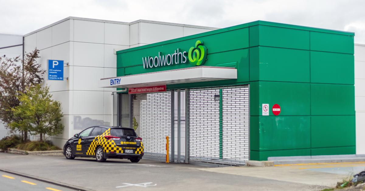 woolworths newton parking lot