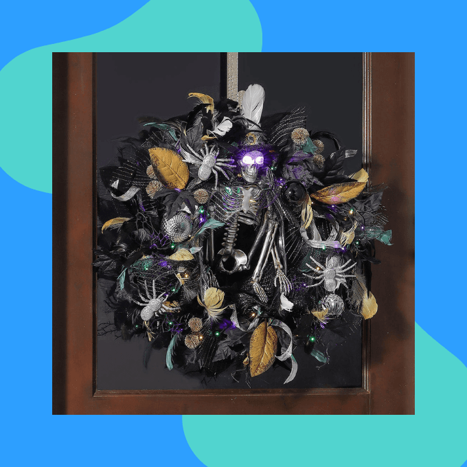 Skeleton wreath
