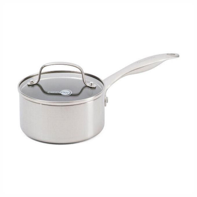 Greenpan Stainless Steel Nonstick Ceramic Saucepan
