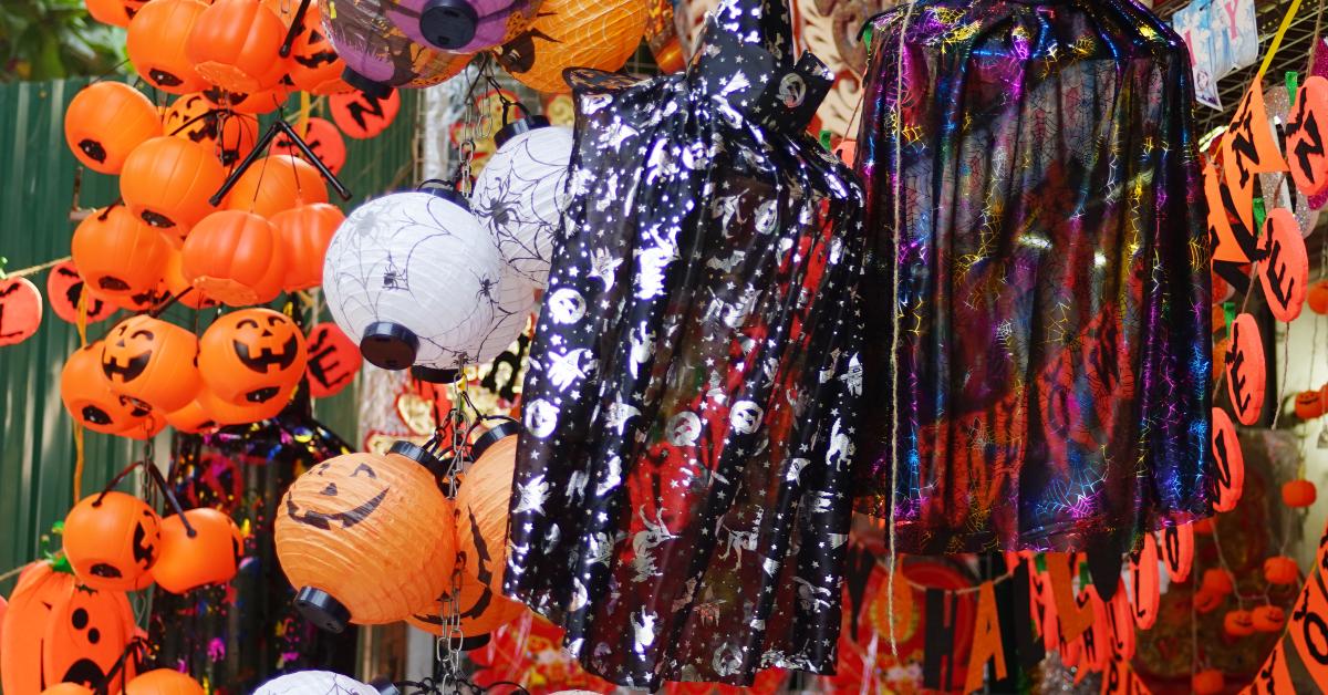 Halloween decoration at Old Quarter, Hanoi