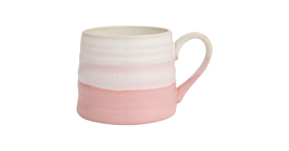 ombre reactive glaze ceramic mug