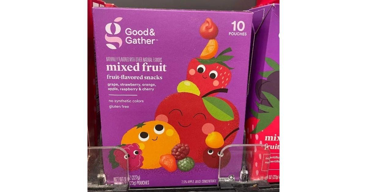 Good and Gather Mixed Fruit Snacks 