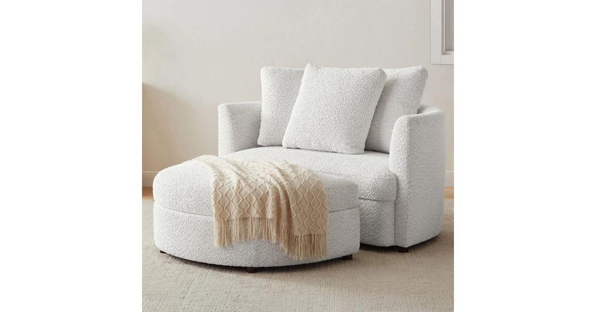 fabric accent chair