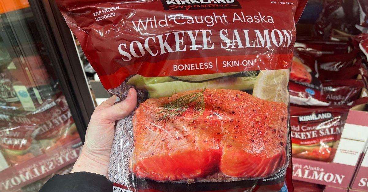 kirkland signature wild caught alaskan sockeye salmon