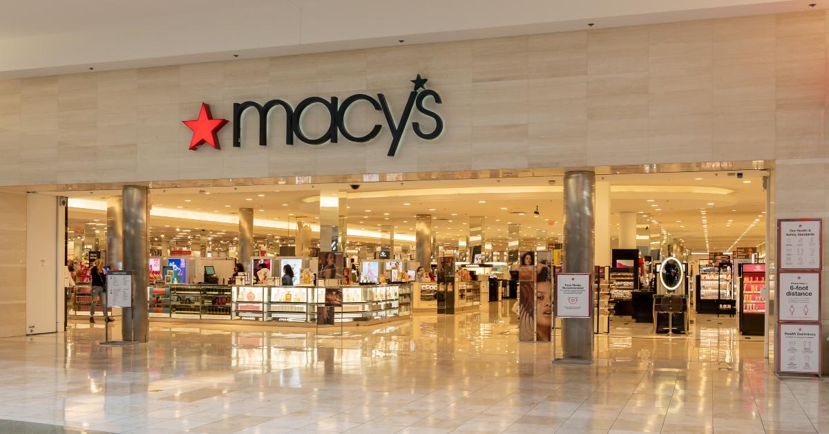 macys store at a shopping mall