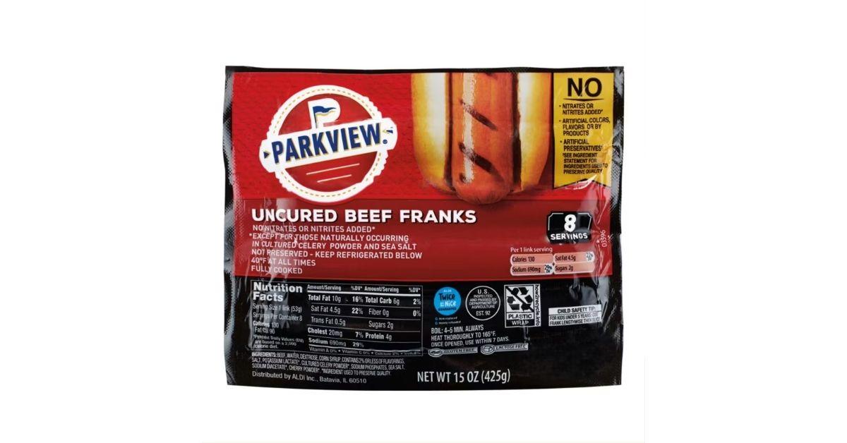 parkview uncured beef franks