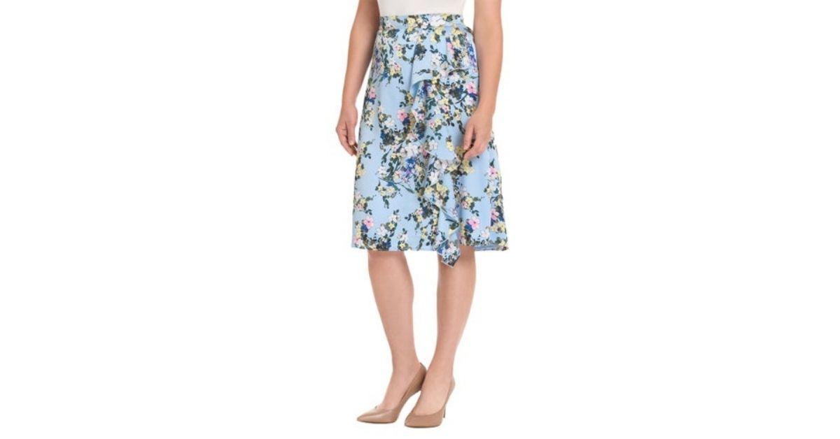 ted baker womens ruffle skirt