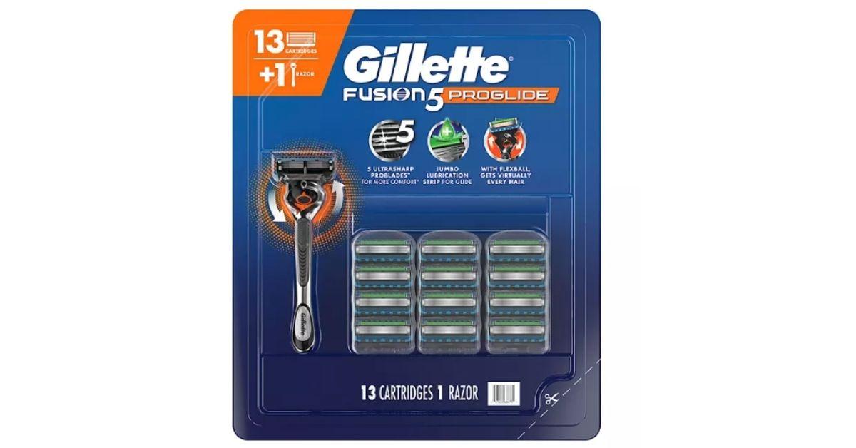 gillette fusion5 proglide razor 1 handle 13 cartridges