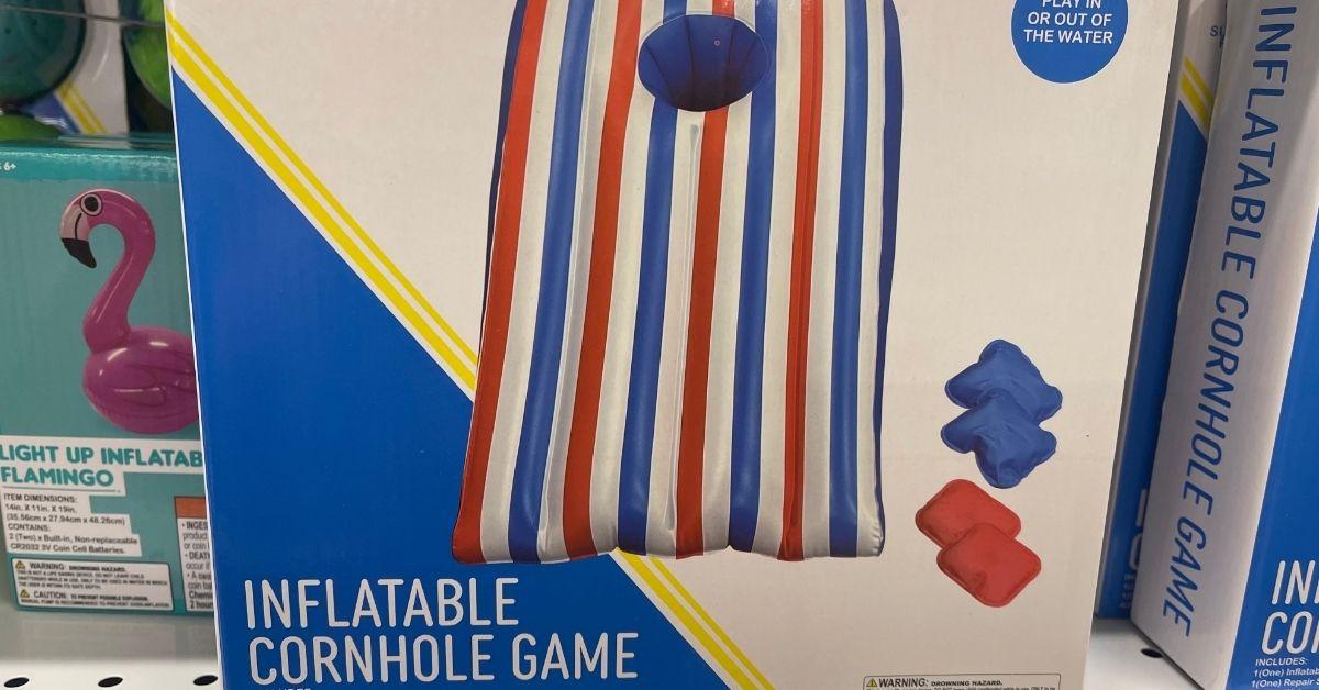 inflatable cornhole game
