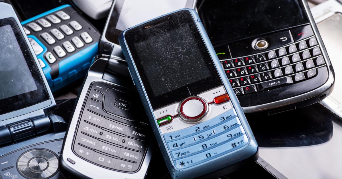 Old phones - electronic waste