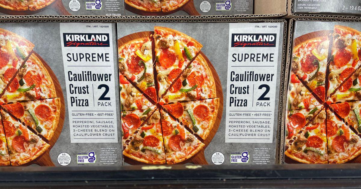 kirkland signature supreme cauliflower crust pizza