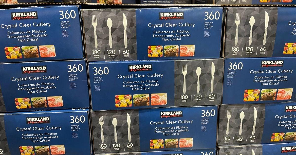 kirkland signature crystal clear cutlery