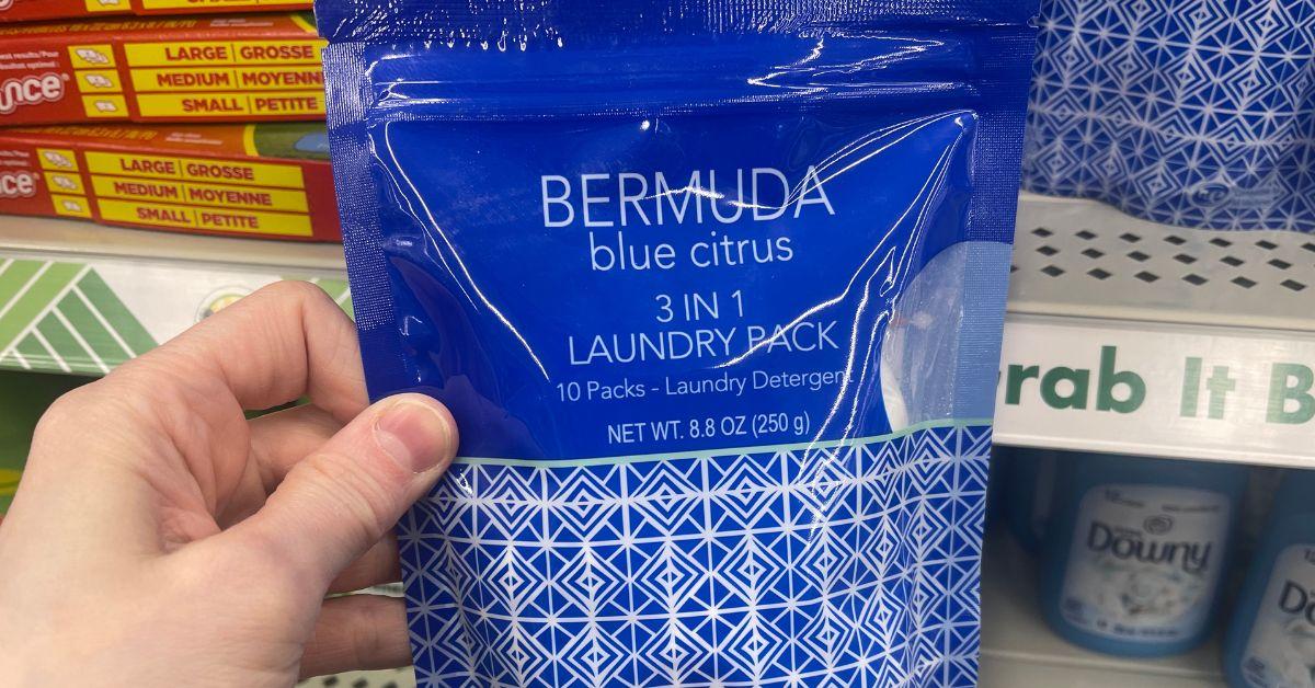 bermuda blue citrus 3 in 1 laundry pack