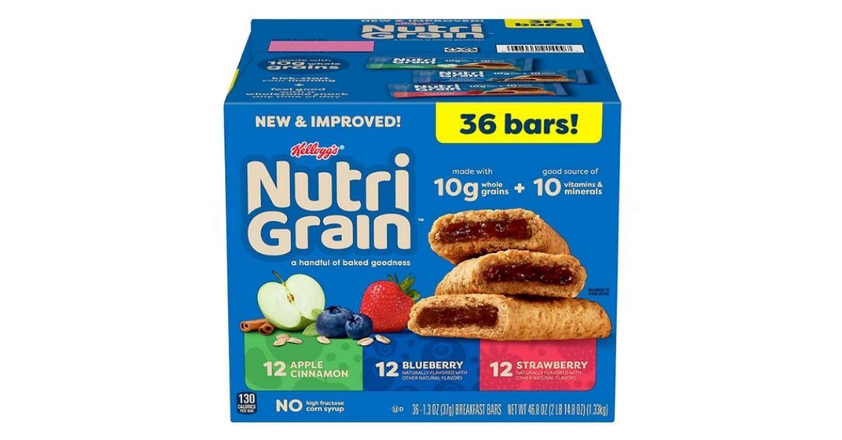 kellog nutri grain bars