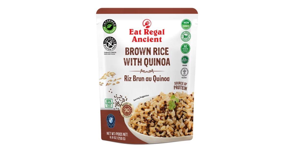 eat regal ready to eat brown rice with quinoa