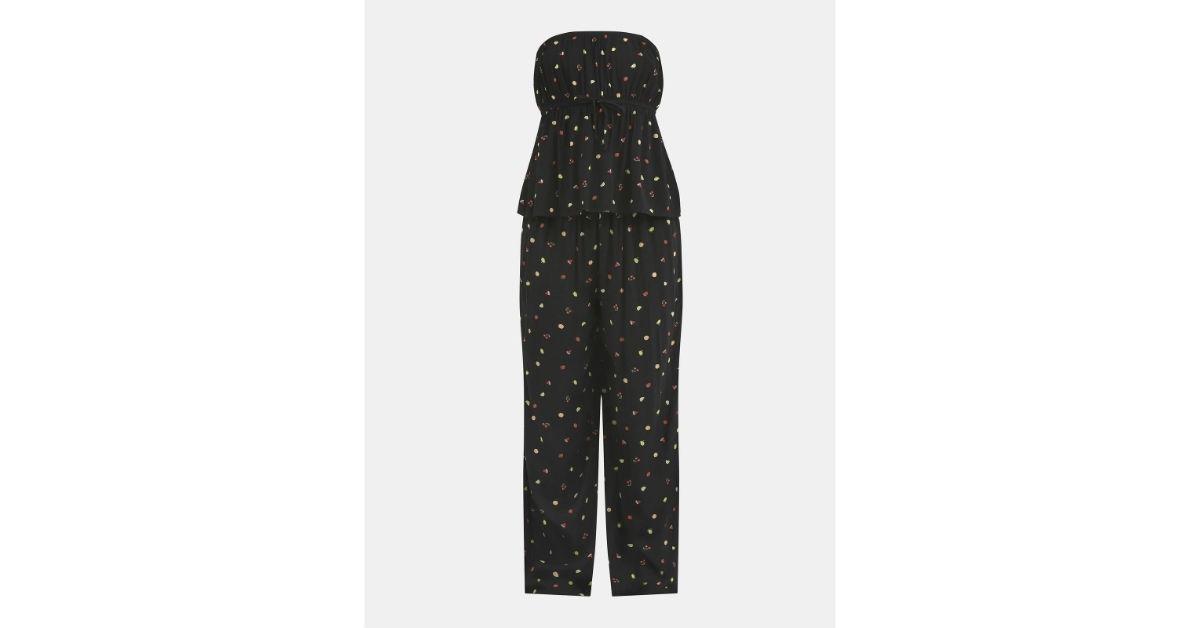 tube top and palazzo pants set