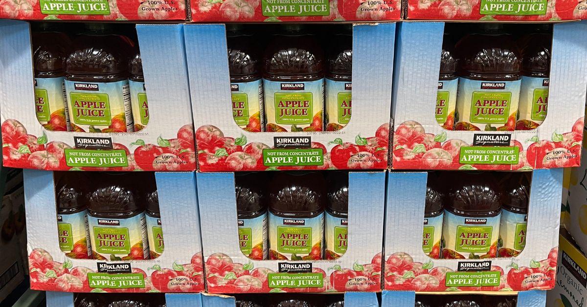 pile of apple juice
