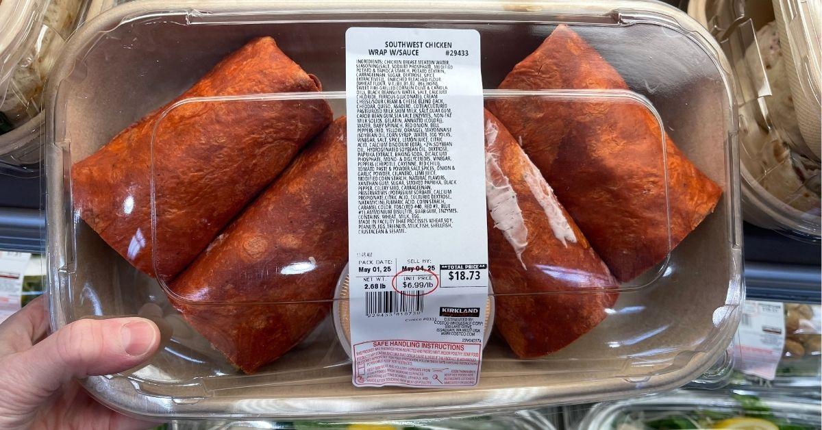 southwest chicken wrap