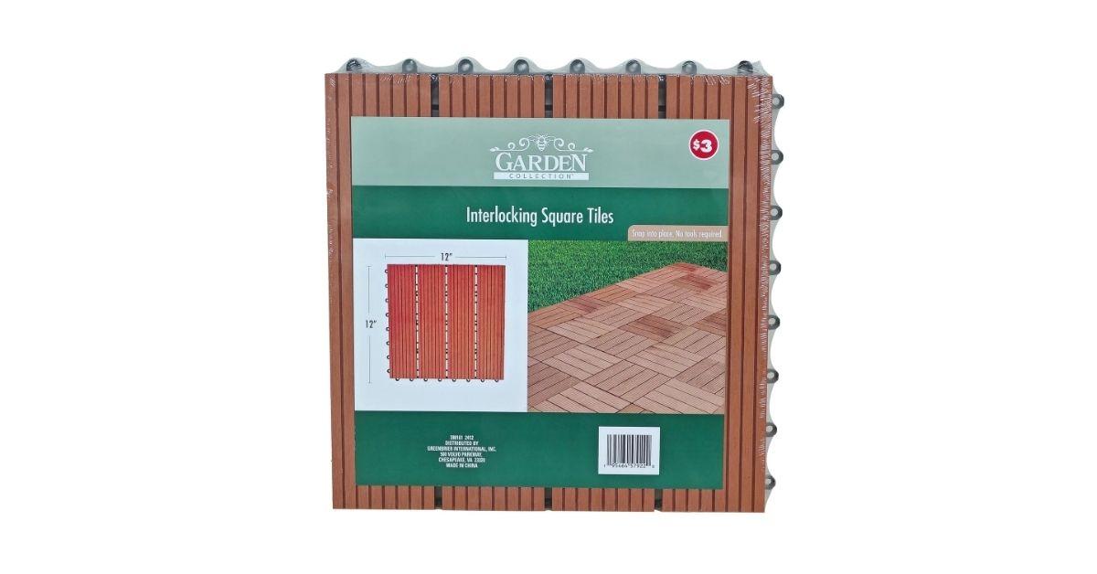 interlocking wood style tiles