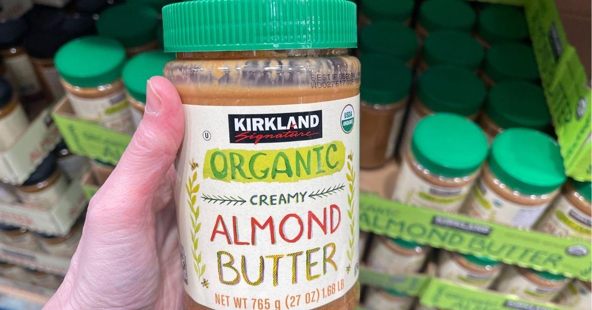 kirkland signature organic creamy almond butter