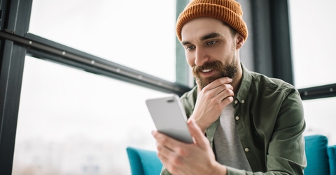 Man investing using margin account