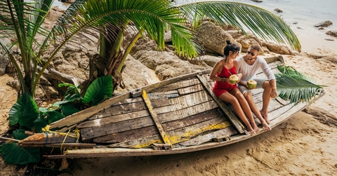 Couple in Maldives