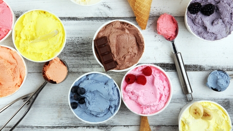Ice cream flavors