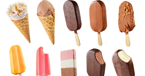 assorted ice cream bars