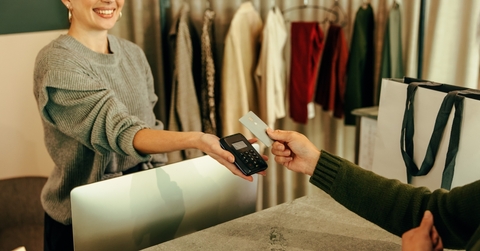 Paying with a credit card