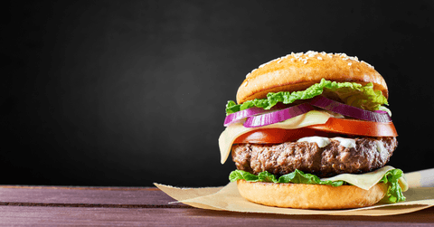 a picture of a hamburger