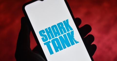 A Shark Tank logo
