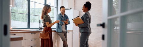 Real estate buying with agent