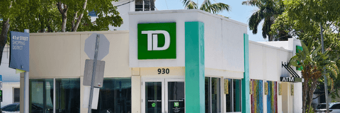 TD Bank exterior on sunny day