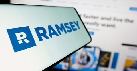 Ramsey Solutions Logo on Cellphone