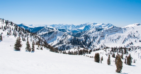 Snowy mountain