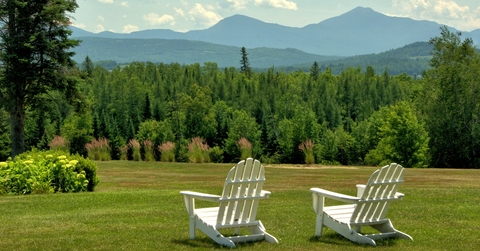 Adirondack chairs in New Hampshire