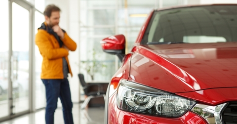Man buying car