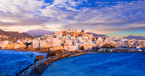 View of Naxos, Greece