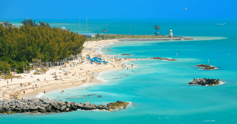 View of Key West coast