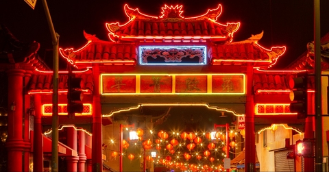 Chinatown at night