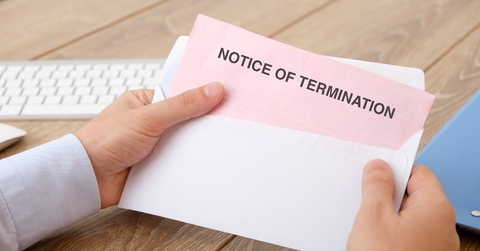 Notice of job termination