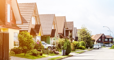 Middle class neighborhood