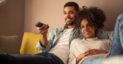 Watching tv together
