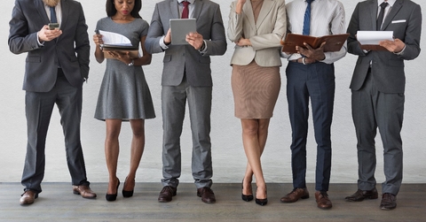 corporate professional business workers