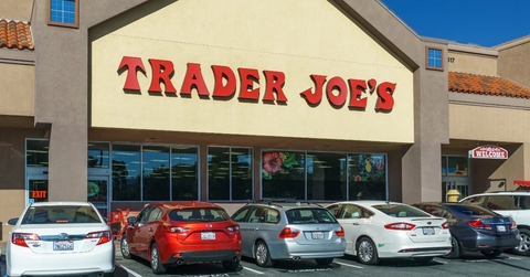 trader joes store front cars