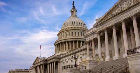 marble done of united states capitol building 