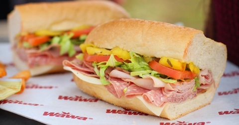 A Wawa Italian hoagie