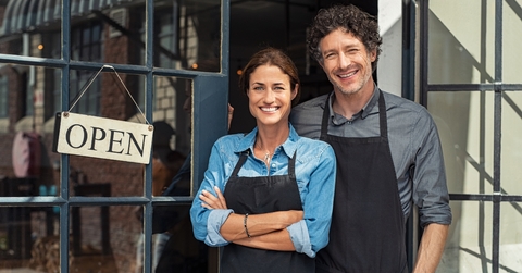 small business owners couple