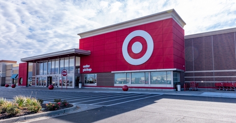 Target Bull's-Eye logo storefront entrance